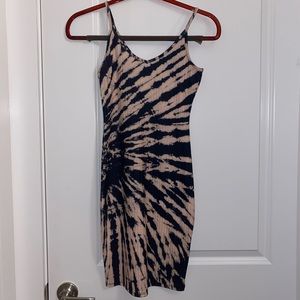 BRAND NEW tie dye bodycon dress